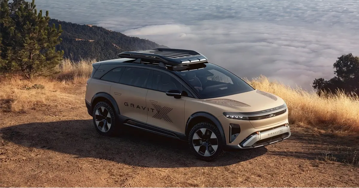 Lucid Gravity X на Concept Lawn. Прем’єра